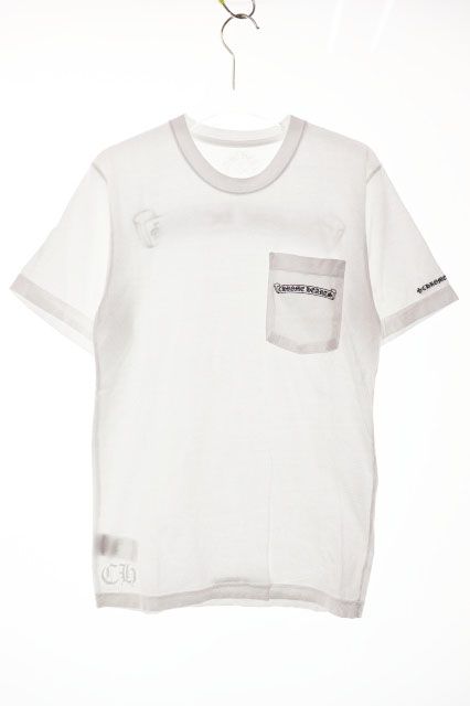 Chrome Hearts Scroll Label S Tee White S T-Shirt Short Sleeve