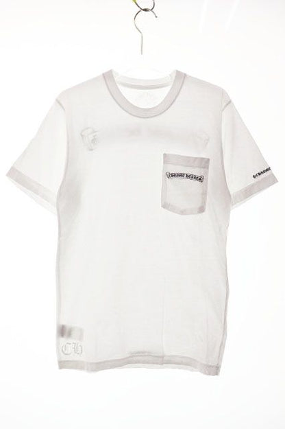 Chrome Hearts Scroll Label S Tee White S T-Shirt Short Sleeve