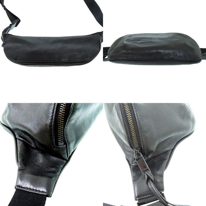 Saint Laurent Paris Leather Belt Bag Black — view 3