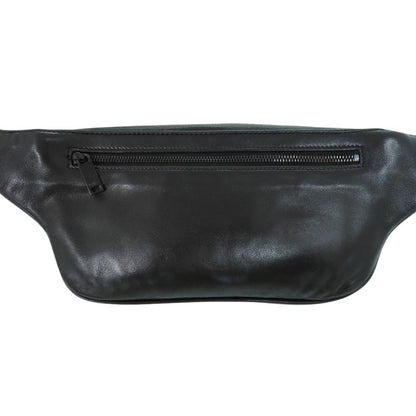 Saint Laurent Paris Leather Belt Bag Black — view 2