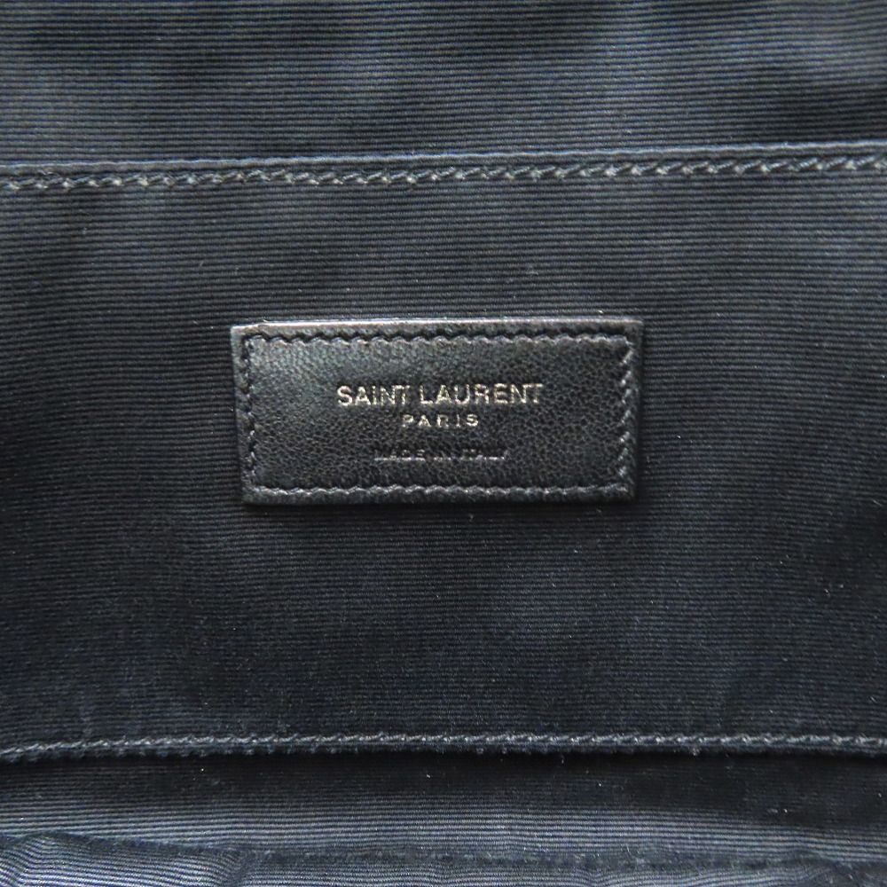 Saint Laurent Paris Leather Belt Bag Black — view 5