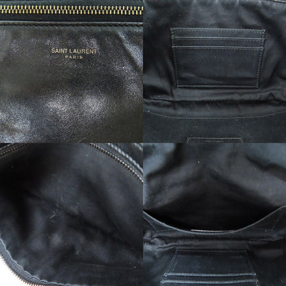 Saint Laurent Paris Leather Belt Bag Black — view 7