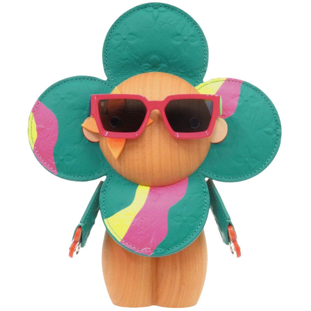 Louis Vuitton Vivienne Rainbow Playground Wood Leather Green Object