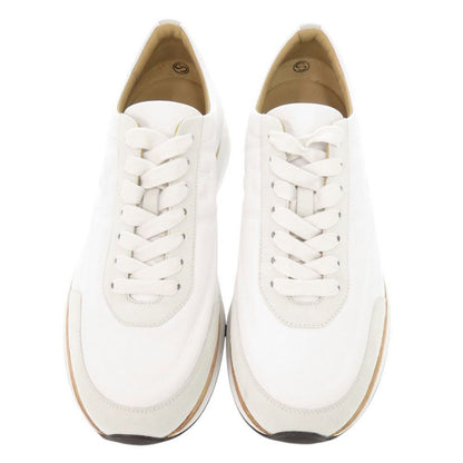 Hermes Easy 40.5 Calf Chevre Velois White Sneakers — view 3