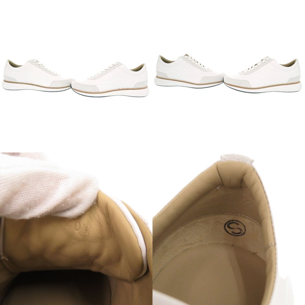Hermes Easy 40.5 Calf Chevre Velois White Sneakers — view 6