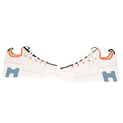 Hermes Lift 36.5 Calf Knit White Sneakers — view 6