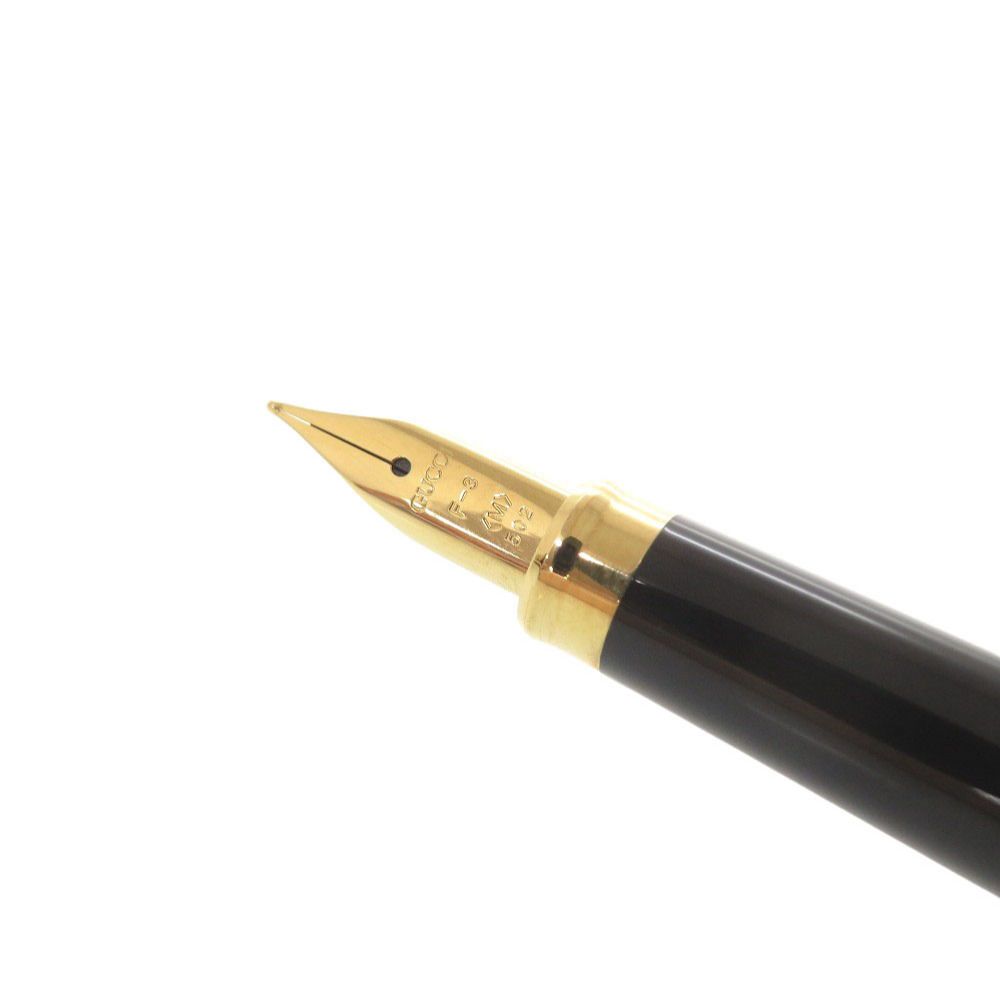 Gucci Vintage Sherry Line Brown Fountain Pen — view 8