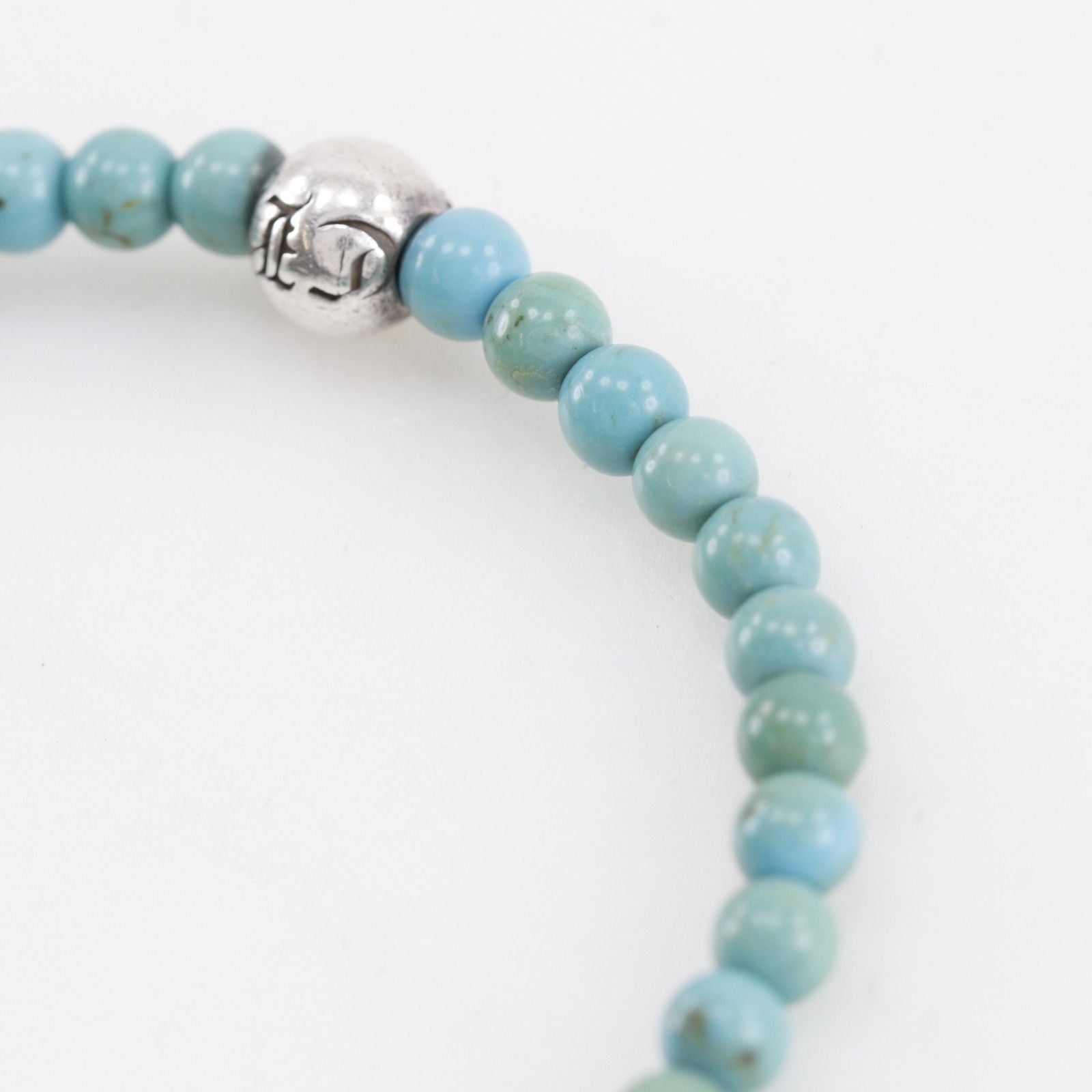 Chrome Hearts Turquoise 925 Sterling Silver Bracelet — view 7