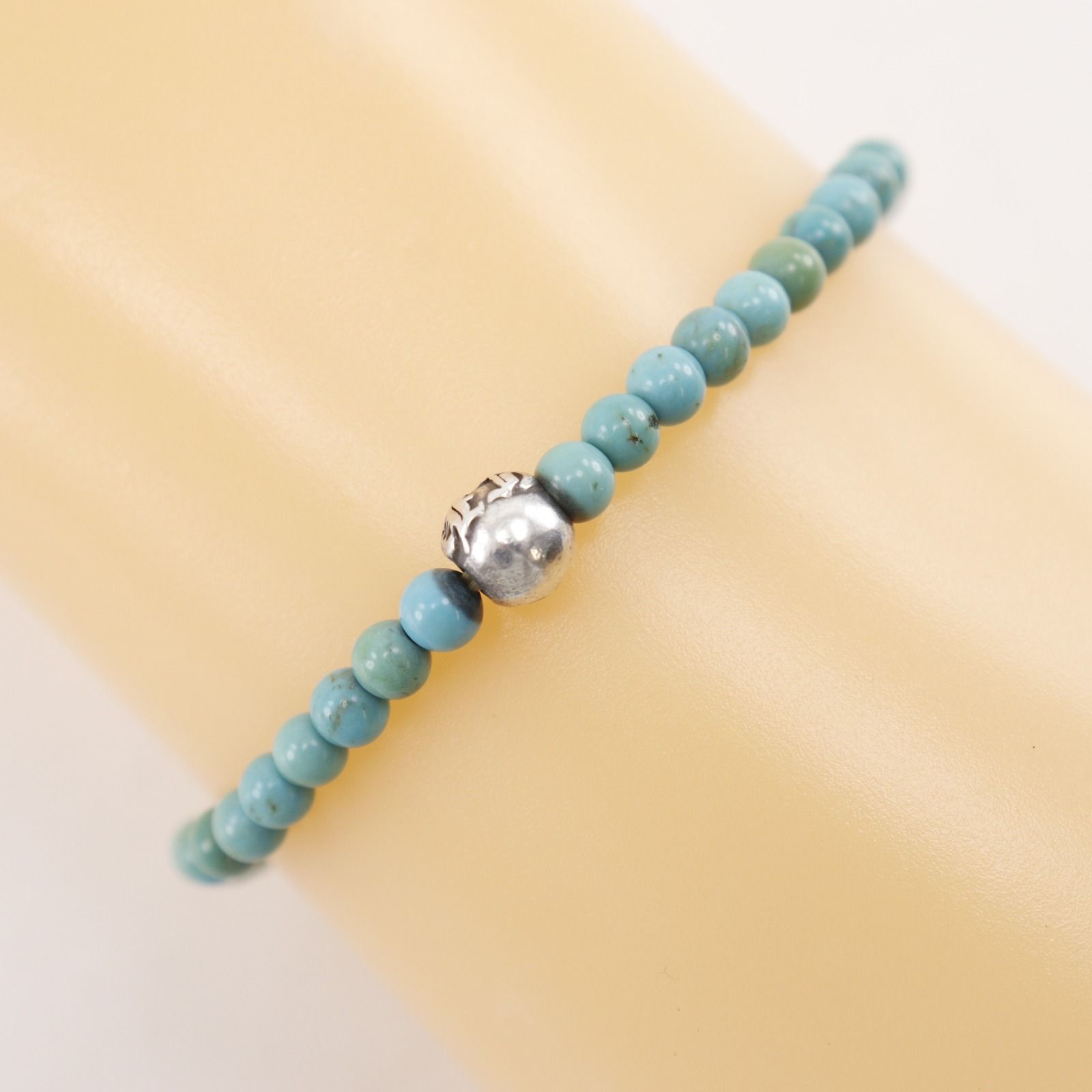 Chrome Hearts Turquoise 925 Sterling Silver Bracelet — view 3