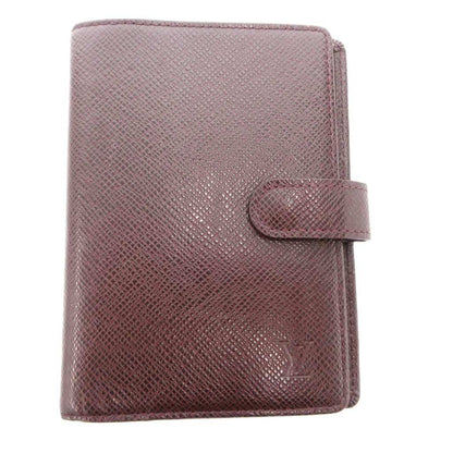 Louis Vuitton Taiga Agenda MM Notebook Cover Leather Brown