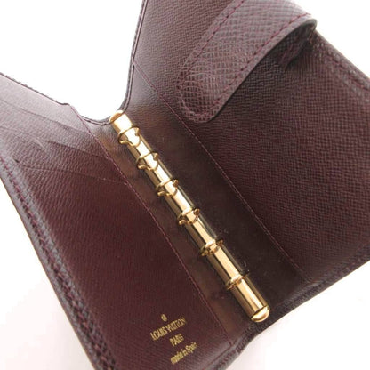 Louis Vuitton Taiga Agenda MM Notebook Cover Leather Brown — view 5