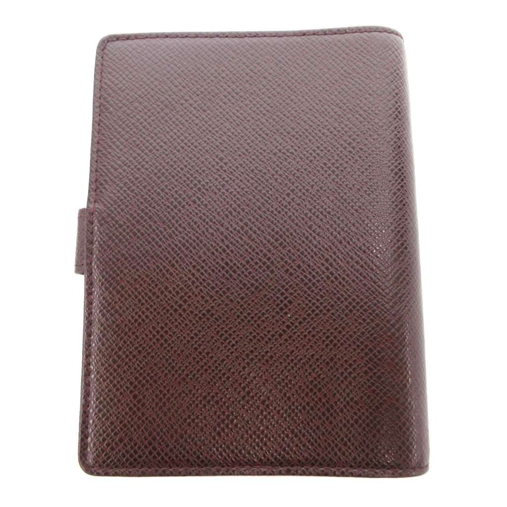 Louis Vuitton Taiga Agenda MM Notebook Cover Leather Brown — view 2