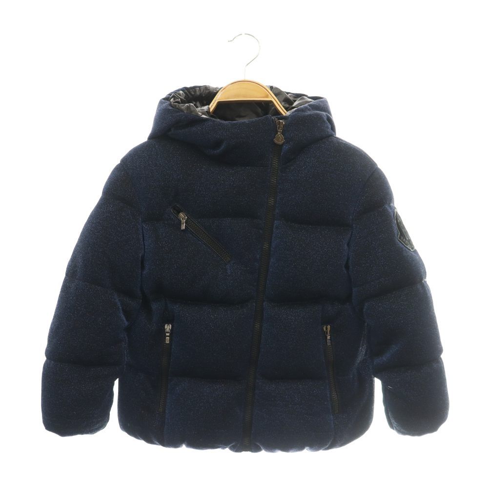 Moncler Taurua Down Jacket Logo Lame 8 Blue SY