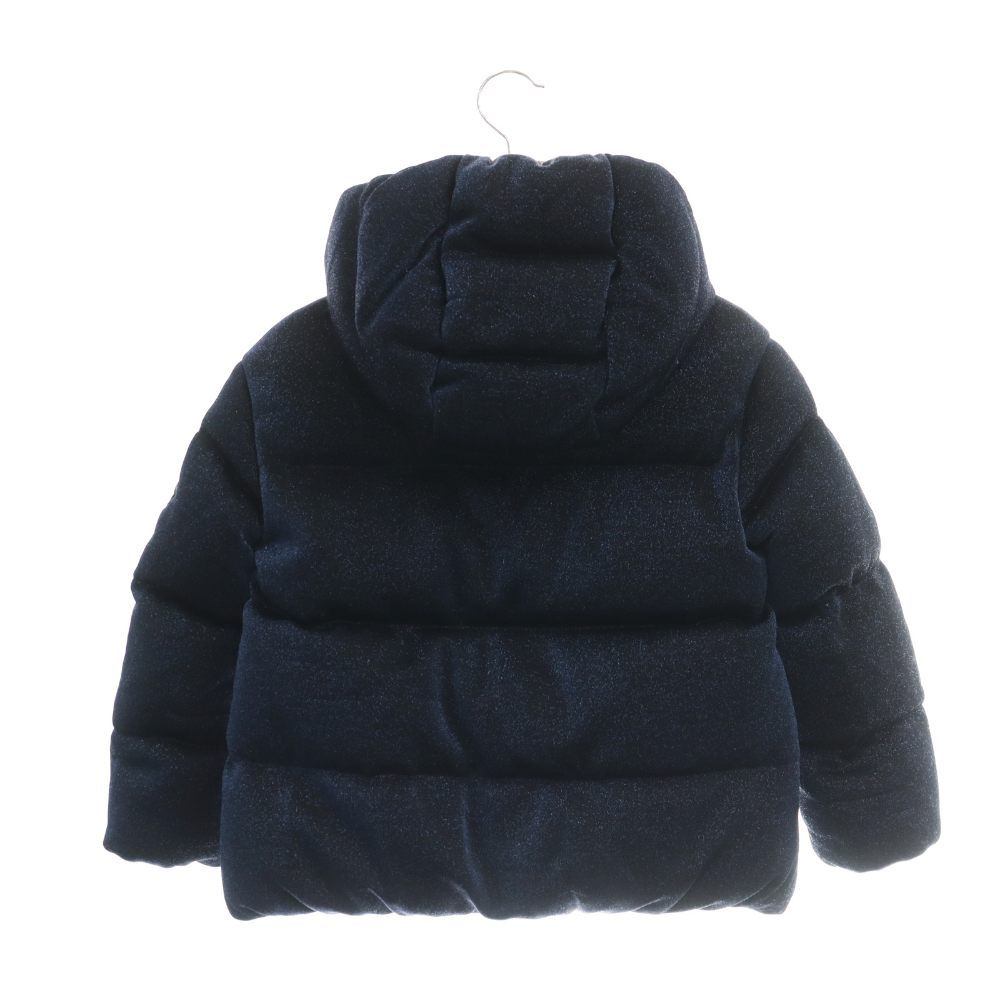 Moncler Taurua Down Jacket Logo Lame 8 Blue SY — view 2