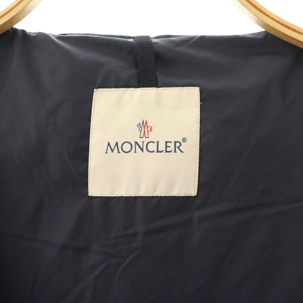 Moncler Alnus Down Jacket Coat Zip Up 0 Navy — view 5