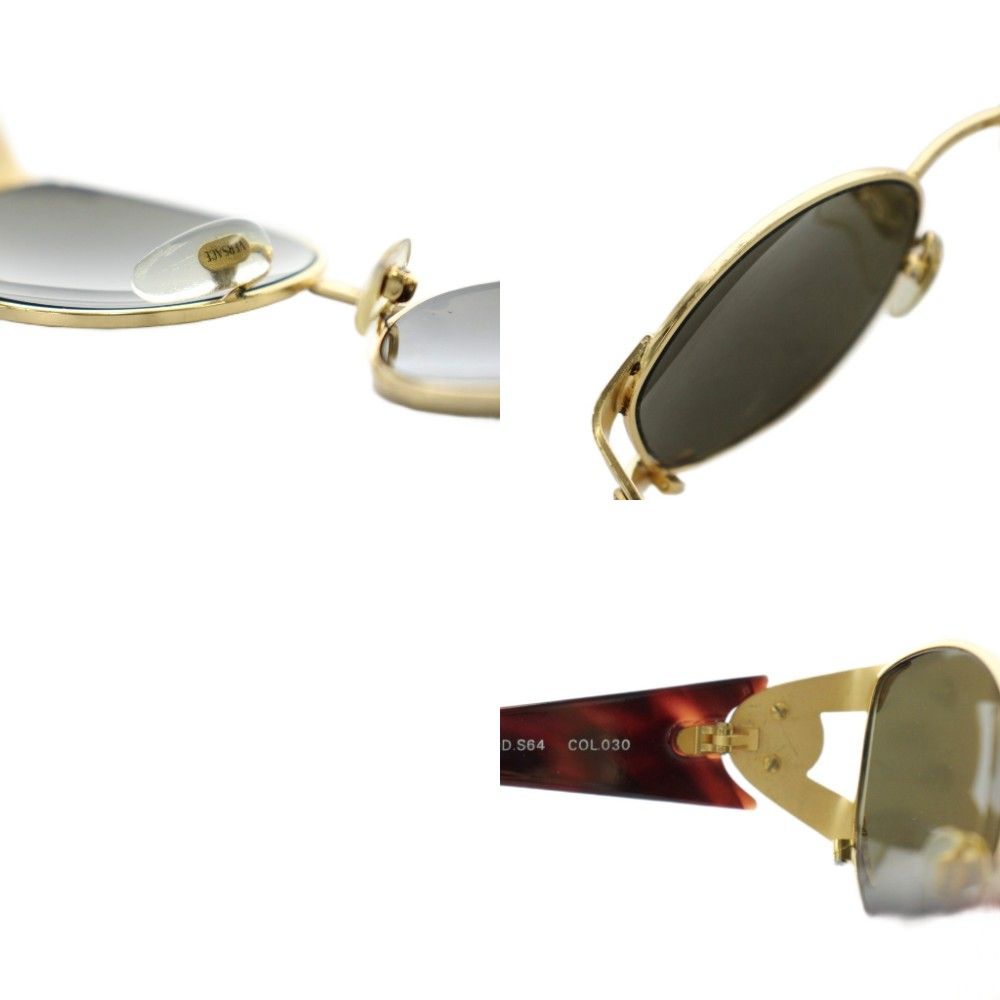 Versace Gianni Sunglasses Medusa Logo Gold Color Brown Eyewear — view 8