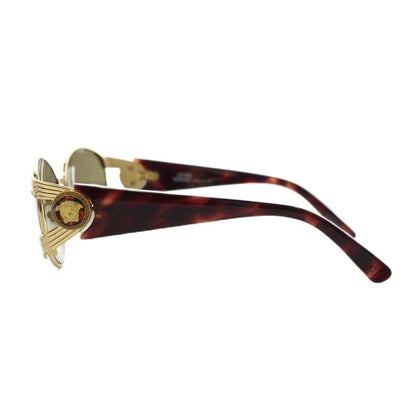 Versace Gianni Sunglasses Medusa Logo Gold Color Brown Eyewear — view 3