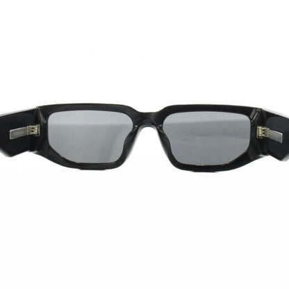 Prada Triangle Logo Plate Sunglasses Black Eyewear — view 4