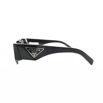 Prada Triangle Logo Plate Sunglasses Black Eyewear — view 3