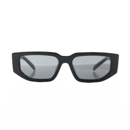 Prada Triangle Logo Plate Sunglasses Black Eyewear