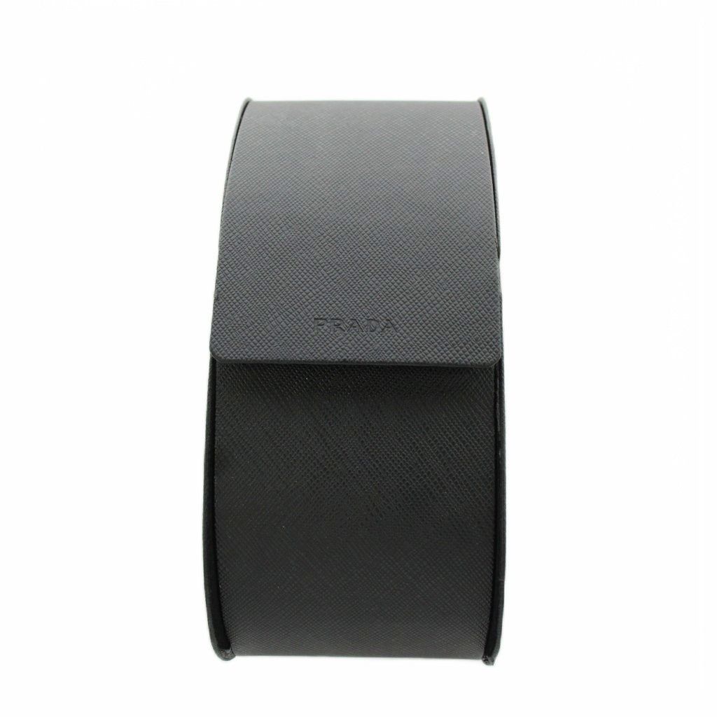 Prada Triangle Logo Plate Sunglasses Black Eyewear — view 7