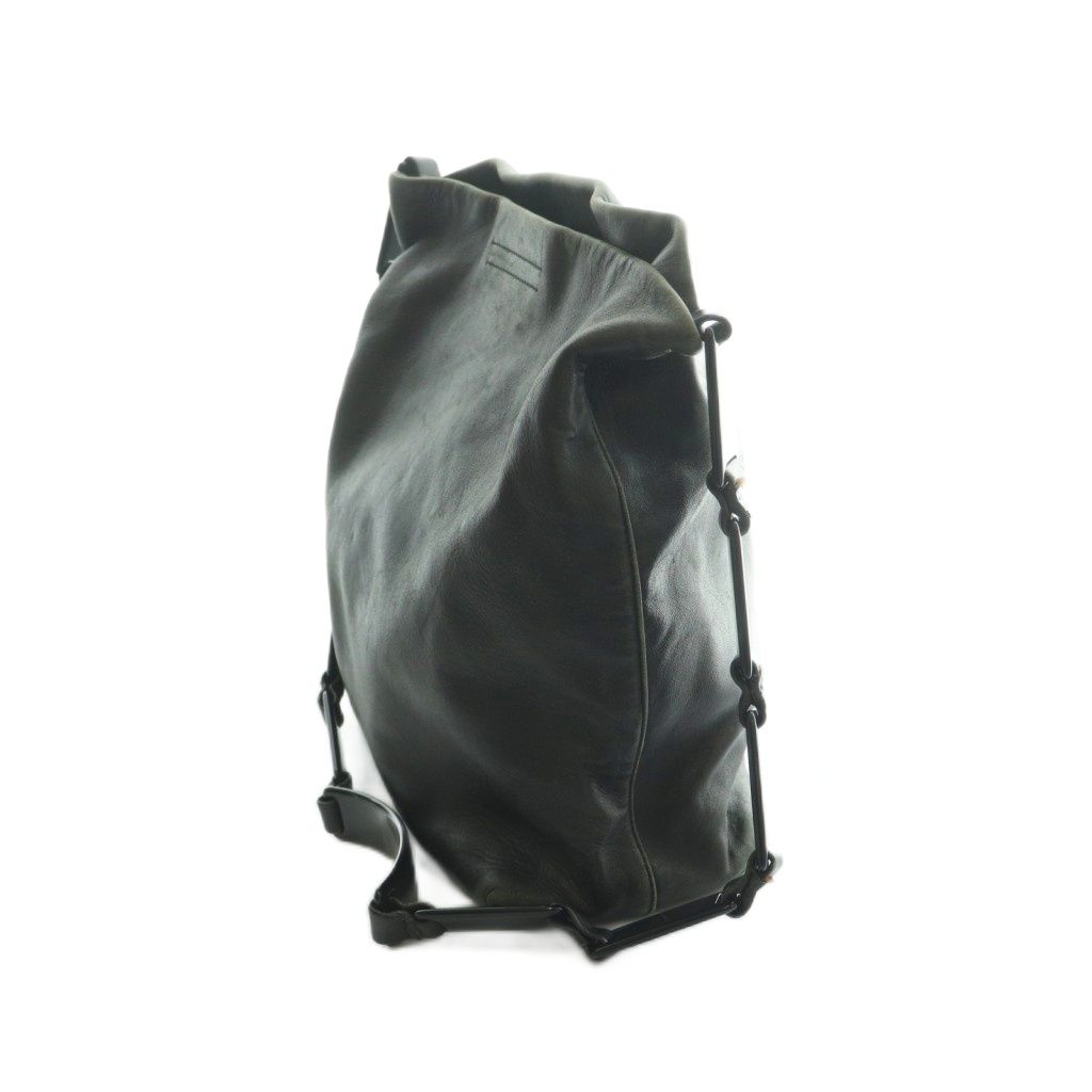 Prada Vintage Archive Plastic Shoulder Bag Leather Black — view 3