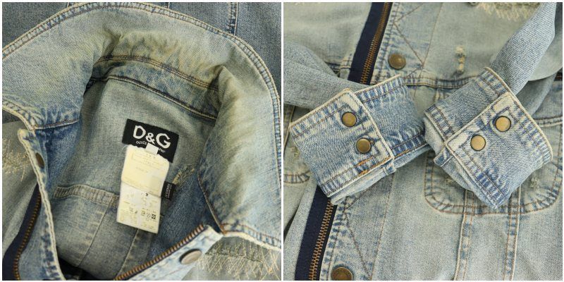Dolce & Gabbana D&G Denim Jacket S Light Blue DF — view 8