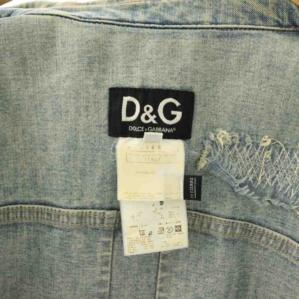 Dolce & Gabbana D&G Denim Jacket S Light Blue DF — view 6