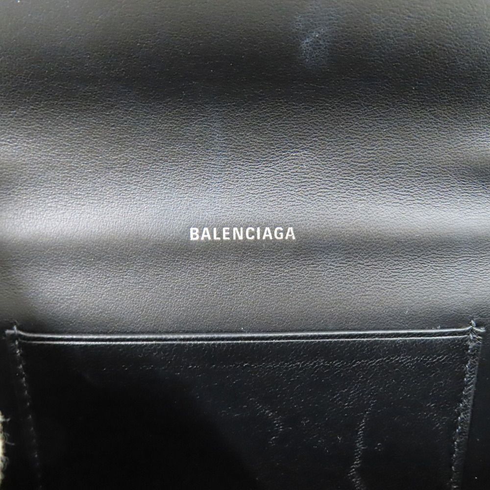 Balenciaga Chain Shoulder Bag Leopard Leather — view 6