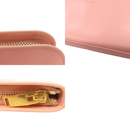 Saint Laurent Paris Zip Around Wallet Calf Salmon Pink — view 8