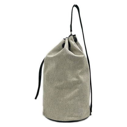 Hermes Shoulder Bag Sac Marine Receiver GM Light Gray Black Silver Leather — view 2
