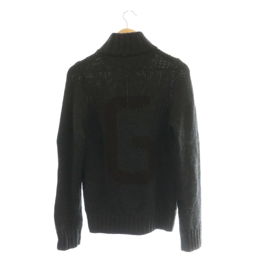Dolce & Gabbana Driver's Knit Sweater Zip Up Wool 46 Black — view 2