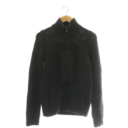 Dolce & Gabbana Driver's Knit Sweater Zip Up Wool 46 Black