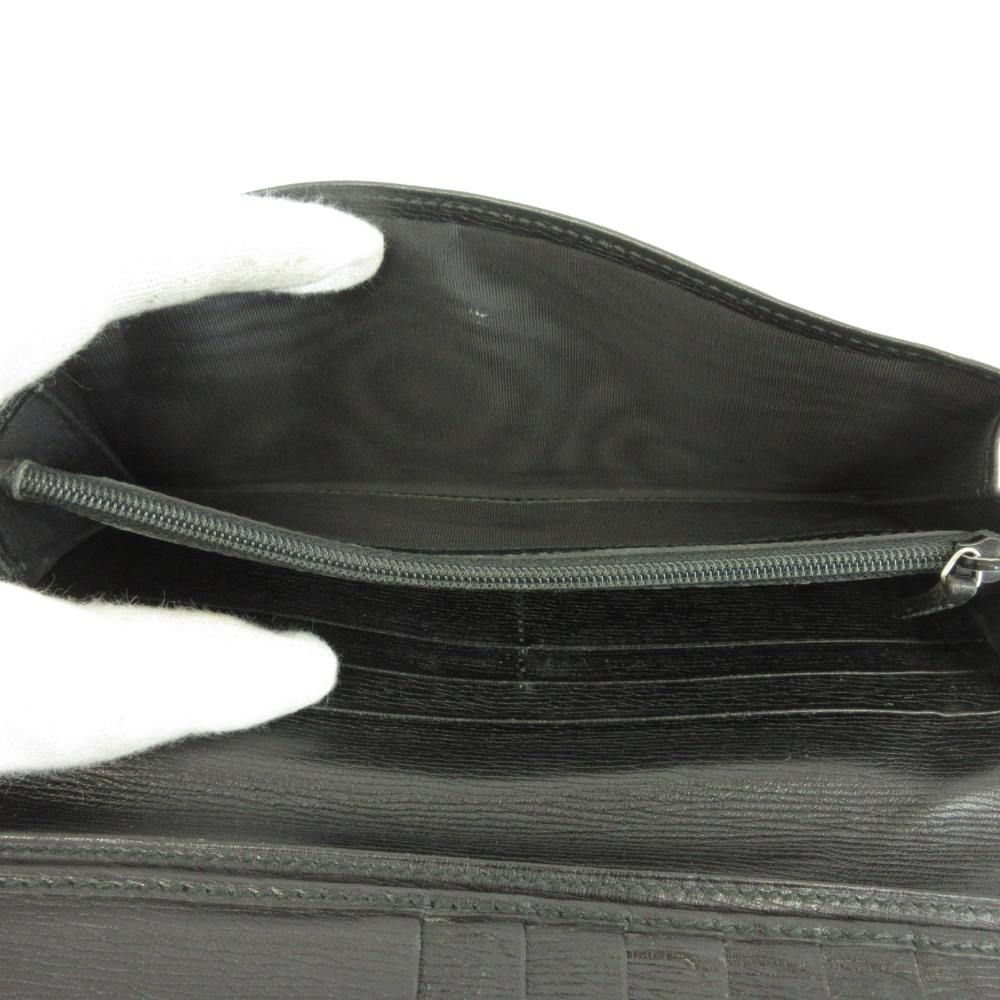 Gucci Wallet Bifold Leather Interlocking Black — view 7