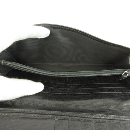 Gucci Wallet Bifold Leather Interlocking Black — view 7