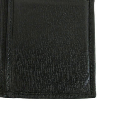 Gucci Wallet Bifold Leather Interlocking Black — view 4