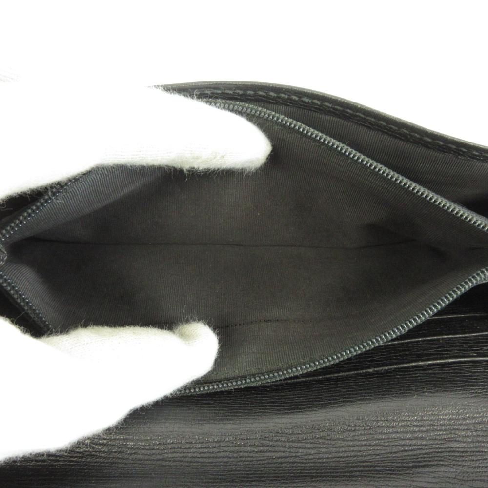 Gucci Wallet Bifold Leather Interlocking Black — view 8