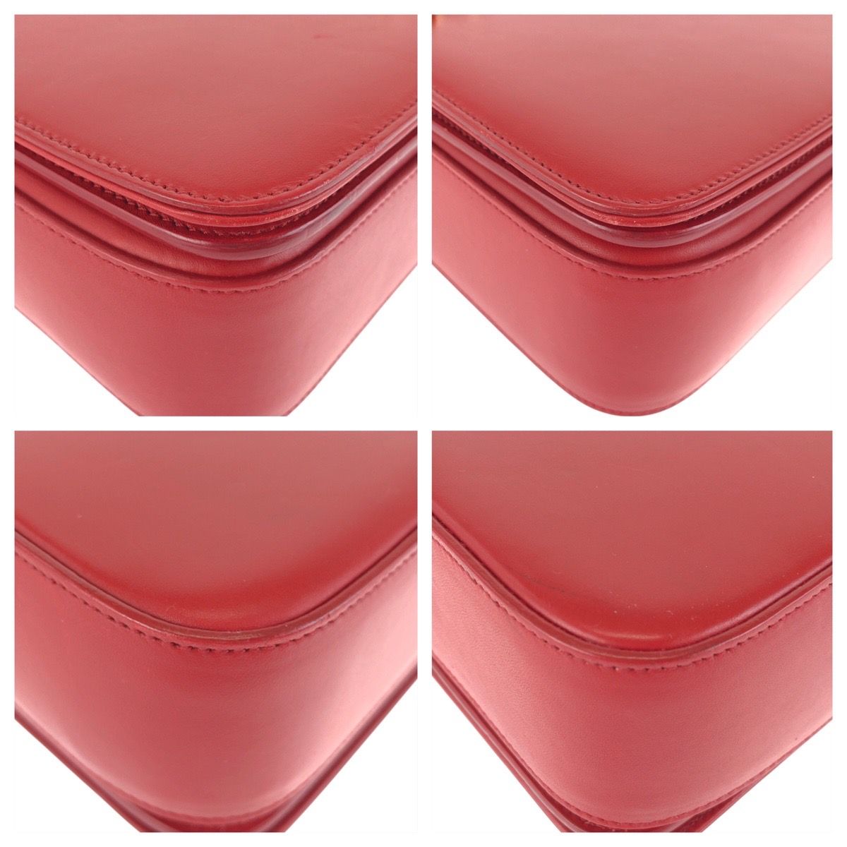 Saint Laurent YSL Universite Red Leather 403 Shoulder Bag Pochette — view 3