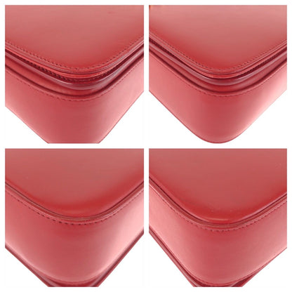 Saint Laurent YSL Universite Red Leather 403 Shoulder Bag Pochette — view 3
