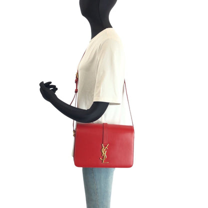 Saint Laurent YSL Universite Red Leather 403 Shoulder Bag Pochette — view 7