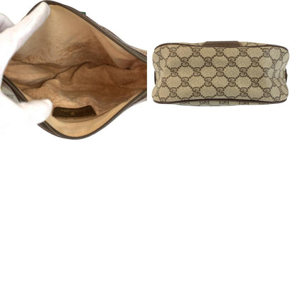 Gucci Vintage Beige Brown GG Supreme Canvas Shoulder Bag Pochette — view 9