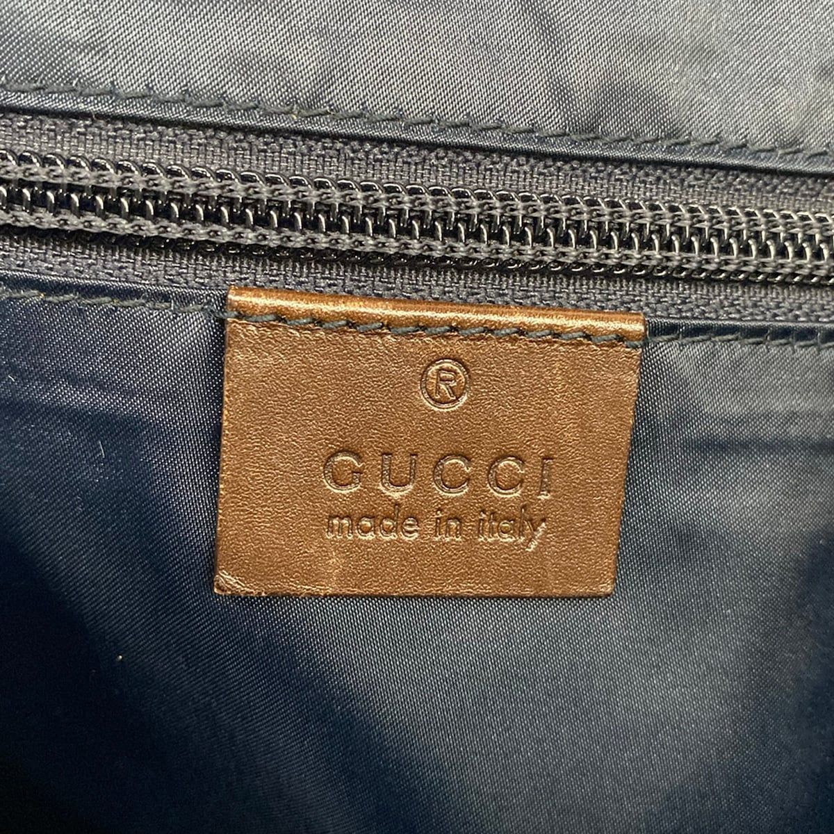 Gucci Backpack Diamante Navy Red Gray — view 8