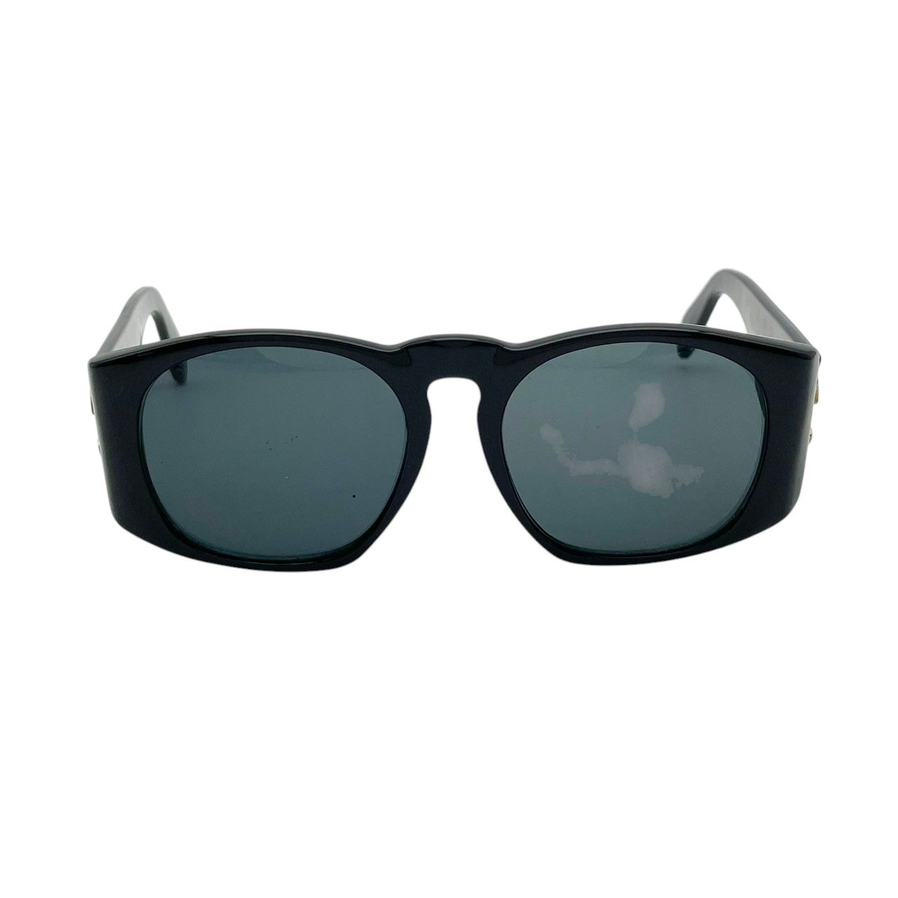 Chanel Sunglasses Eyewear Quilted Black Gold CC Logo Vintage Classic Purple — view 2