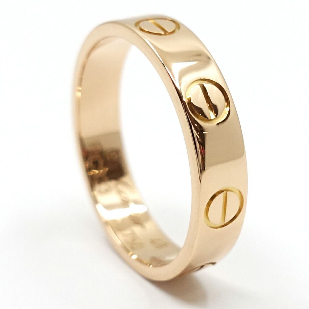 Cartier 18k Pink Gold Mini Love Ring SM — view 3