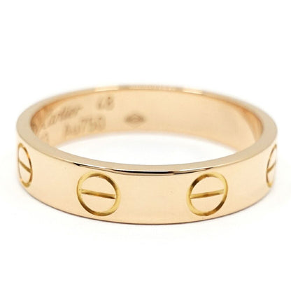 Cartier 18k Pink Gold Mini Love Ring SM — view 6