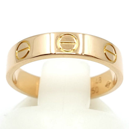 Cartier 18k Pink Gold Mini Love Ring SM — view 4