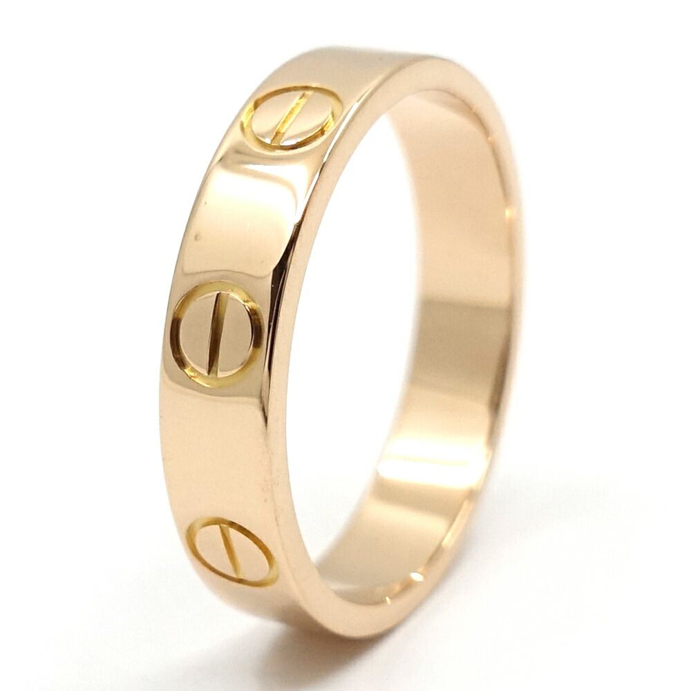 Cartier 18k Pink Gold Mini Love Ring SM — view 2