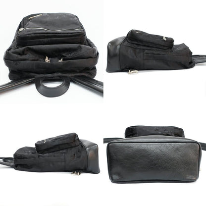 Chrome Hearts Ten Grade Nylon Backpack All Pattern Daga Zip Black Silver — view 3