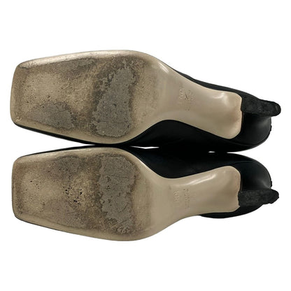 Fendi Short Boots 38 Black Leather — view 4