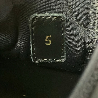 Louis Vuitton Sneakers 5 Fast Lane Line Black Dark Gray Ivory Monogram Pattern — view 6
